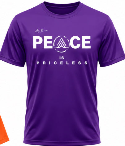 Purple Peace is Priceless Short Sleeve Shirt